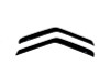 AVS 94-03 GMC Sonoma Ventvisor Outside Mount Window Deflectors 2pc - Smoke