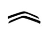AVS 85-05 Chevy Astro Ventvisor Outside Mount Window Deflectors 2pc - Smoke