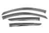 AVS 12-18 Nissan Versa (Excl. Hatch) Ventvisor Outside Mount Window Deflectors 4pc - Smoke