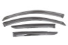 AVS 12-18 Nissan Versa (Excl. Hatch) Ventvisor Outside Mount Window Deflectors 4pc - Smoke