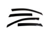 AVS 08-11 Ford Focus Ventvisor Outside Mount Window Deflectors 4pc - Smoke