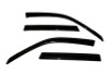 AVS 06-09 Suzuki Grand Vitara Ventvisor Outside Mount Window Deflectors 4pc - Smoke