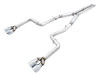 AWE Tuning 2015+ Dodge Challenger 6.4L/6.2L SC Track Edition Exhaust - Quad Chrome Silver Tips