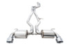 AWE 2020 Toyota Supra A90 Non-Resonated Touring Edition Exhaust - 5in Chrome Silver Tips