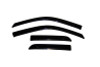 AVS 09-18 Dodge RAM 1500 Quad Cab Ventvisor Outside Mount Window Deflectors 4pc - Smoke