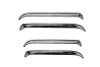AVS 07-18 Jeep Wrangler Ventshade Front & Rear Window Deflectors 4pc - Stainless