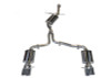 AWE Tuning Audi B8 A4 Touring Edition Exhaust - Quad Tip Polished Silver Tips - Does Not Fit Cabrio