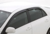 AVS 09-13 Toyota Corolla Ventvisor In-Channel Front & Rear Window Deflectors 4pc - Smoke