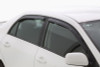 AVS 09-13 Toyota Corolla Ventvisor In-Channel Front & Rear Window Deflectors 4pc - Smoke
