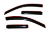 AVS 07-10 Jeep Compass Ventvisor In-Channel Front & Rear Window Deflectors 4pc - Smoke