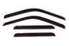 AVS 99-16 Ford F-250 Supercrew Ventvisor In-Channel Front & Rear Window Deflectors 4pc - Smoke