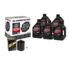 Maxima V-Twin Quick Change Kit Synthetic w/Black Filter Milwaukee-Eight