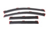 AVS 13-18 Ford Escape Ventvisor In-Channel Front & Rear Window Deflectors 4pc - Smoke