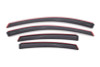 AVS 13-16 Dodge Dart Ventvisor In-Channel Front & Rear Window Deflectors 4pc - Smoke