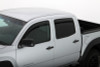 AVS 05-15 Toyota Tacoma Double Cab Ventvisor In-Channel Front & Rear Window Deflectors 4pc - Smoke