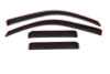 AVS 02-09 Chevy Trailblazer Ventvisor In-Channel Front & Rear Window Deflectors 4pc - Smoke