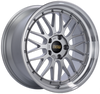 BBS LM 20x9.5 5x112 ET8 Diamond Silver Wheel 67mm PFS/Clip Required