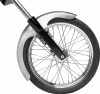 Bikers Choice Outlaw Raw Front Fender Wide Glide 21 Inch Wheel Undrilled Custom