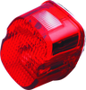 Bikers Choice 99-03 Big Twin & XL Red Laydown Taillight With Top License Light
