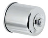 K&N Honda / Kawasaki / Yamaha / Polaris / Victory 2.688in OD x 3.344in H Oil Filter - Chrome