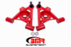 BMR 79-93 Fox Mustang Non-Adj Lower A-Arms Standard Ball Joint Spring Pocket - Red