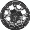 QuadBoss Barbwire 14X7 - 5+2 - 4/137 - Black Machined