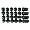 UTV 6 Lug Nut Kit M12×1.5 (Black)