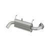Single Slip On System W/ Oval Sport Muffler Chrome AT-9522SP