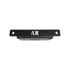 Honda Talon Winch Plate by AJK Offroad Featuring AJK Logo