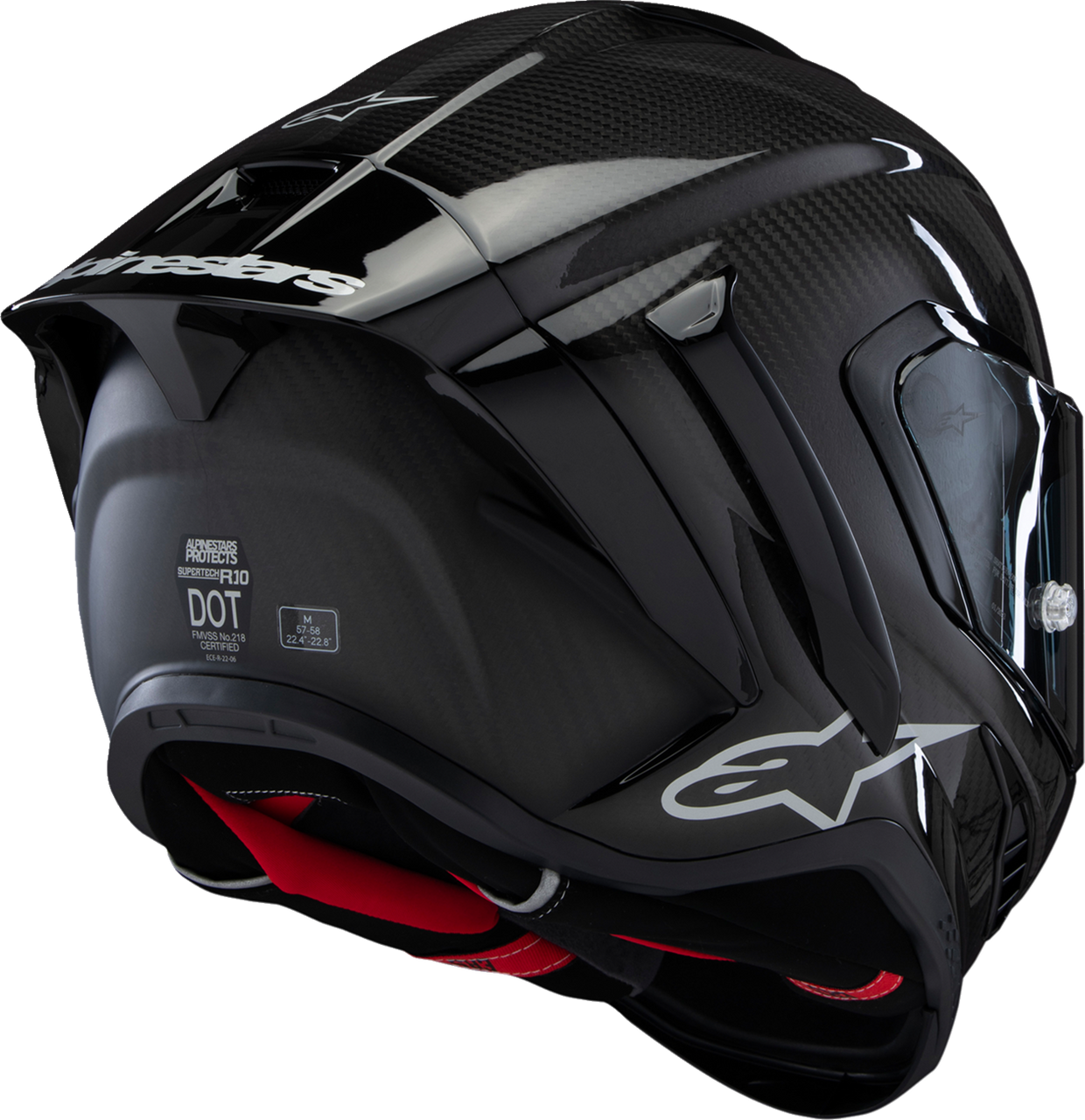 ALPINESTARS Supertech R10 Helmet - Solid - Carbon Black - 2XL 8200124-1902-XXL