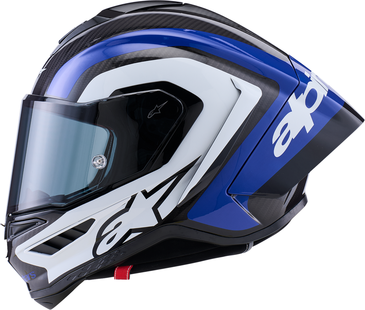 ALPINESTARS Supretech R10 Helmet - 22.06 - Arius - Gloss Black/White/Blue - Large 8203926-1647-L