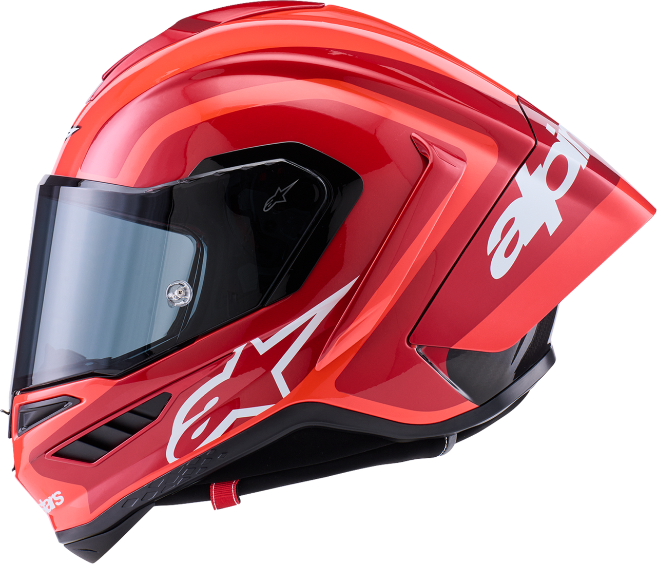 ALPINESTARS Supretech R10 Helmet - 22.06 - Arius - Gloss - Black/White/Double Red - Large 8203926-1683-L
