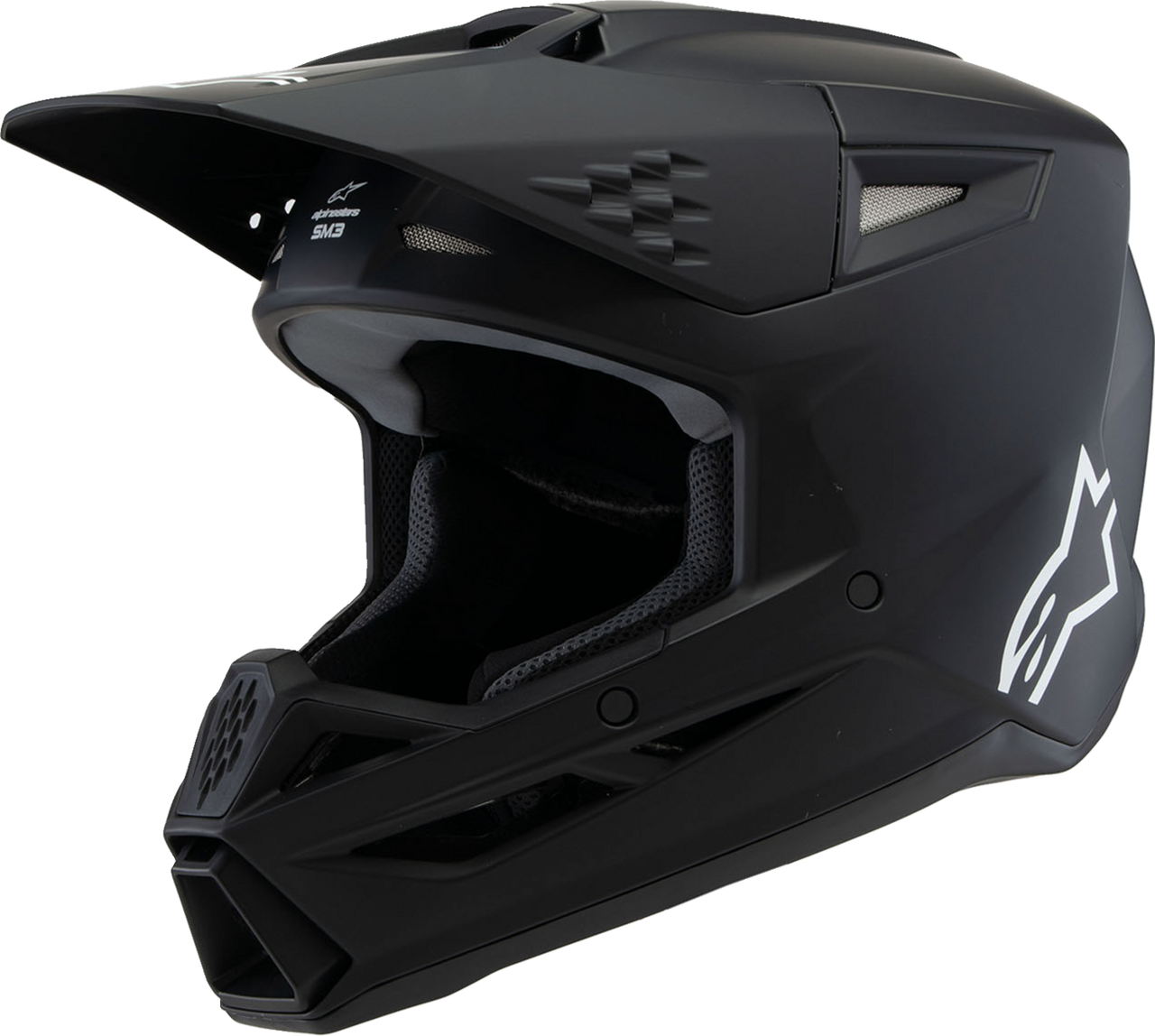 ALPINESTARS Youth SM3 Helmet - Solid - Matte Black - Small 8302225-110-YS