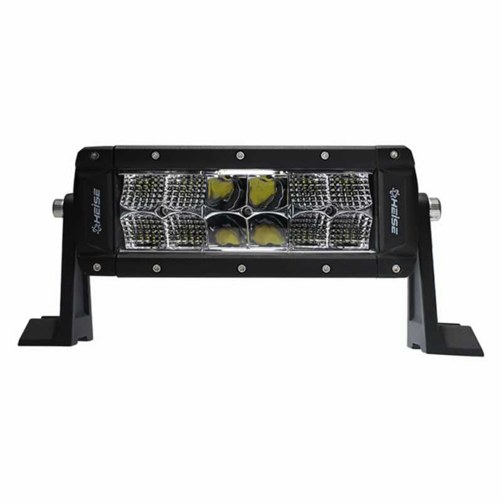 Dual Row High Output 8"Light Bar by AJK Offroad Close Up of Light
