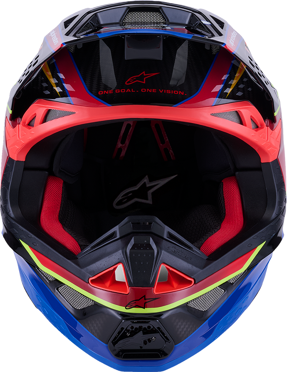 ALPINESTARS Supertech M10 Helmet - MIPS® - Era - Gloss/Blue/Red/Yellow Fluo - Large 8301223-7356-L