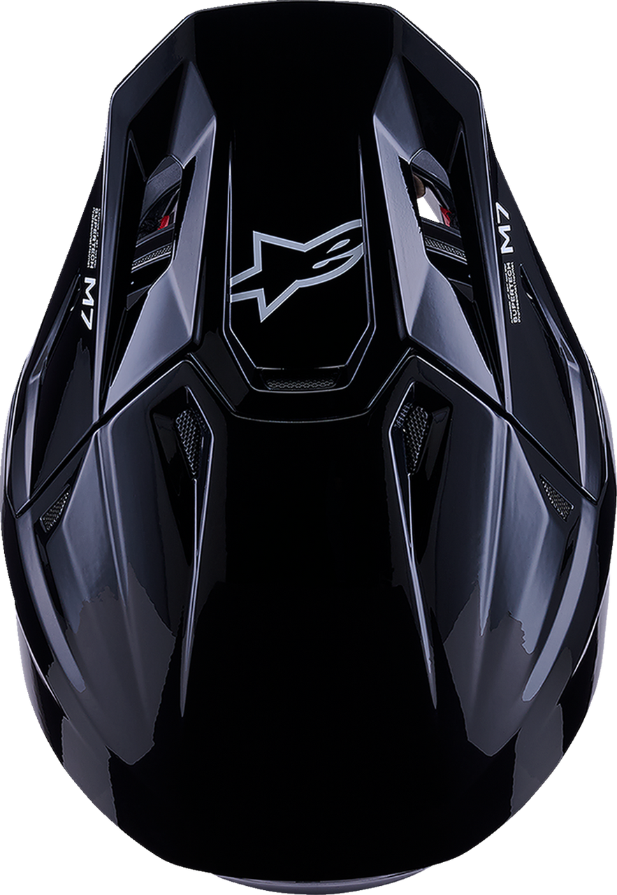 ALPINESTARS SM7 Helmet - Solid - Gloss Black - Medium 8301426-1180-M