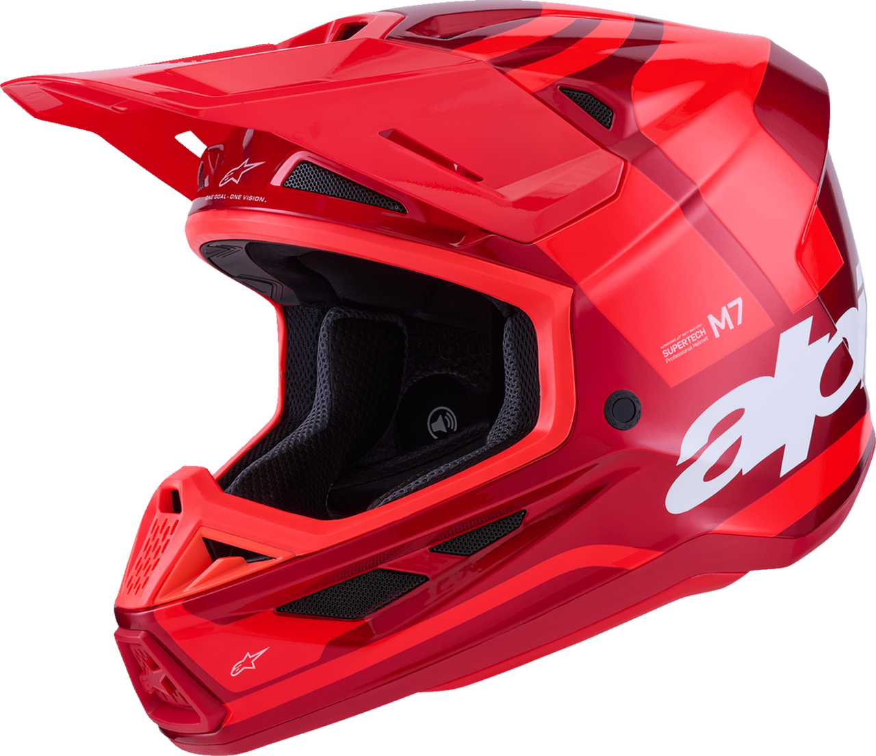 ALPINESTARS SM7 Helmet - Core - Gloss Red - XS 8301826-3127-XS