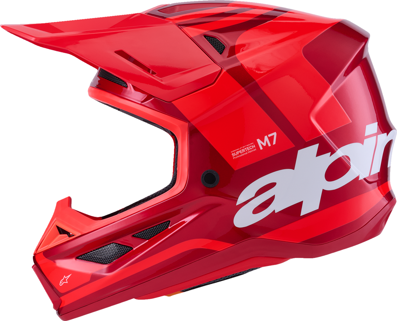 ALPINESTARS SM7 Helmet - Core - Gloss Red - XS 8301826-3127-XS
