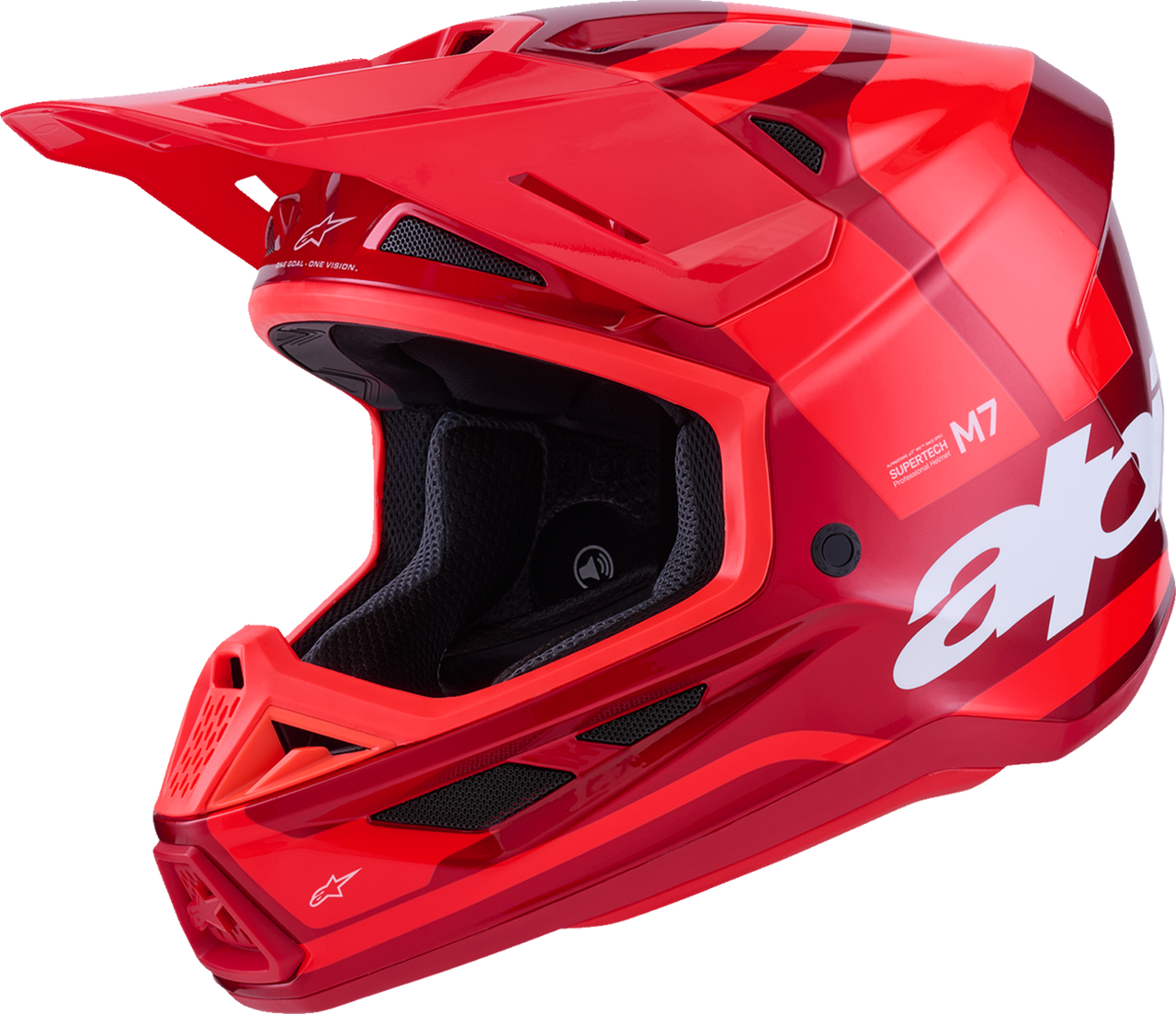 ALPINESTARS SM7 Helmet - Core - Gloss Red - XL 8301826-3127-XL