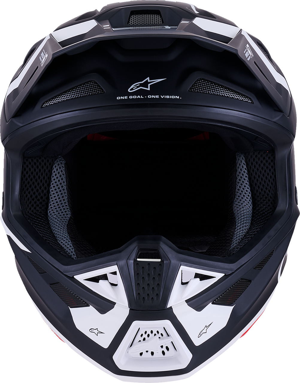 ALPINESTARS SM7 Helmet - Dasher - Matte Black/White - Large 8302226-1121-L