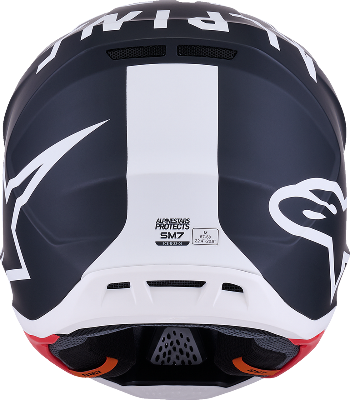 ALPINESTARS SM7 Helmet - Dasher - Matte Black/White - 2XL 8302226-1121-XXL