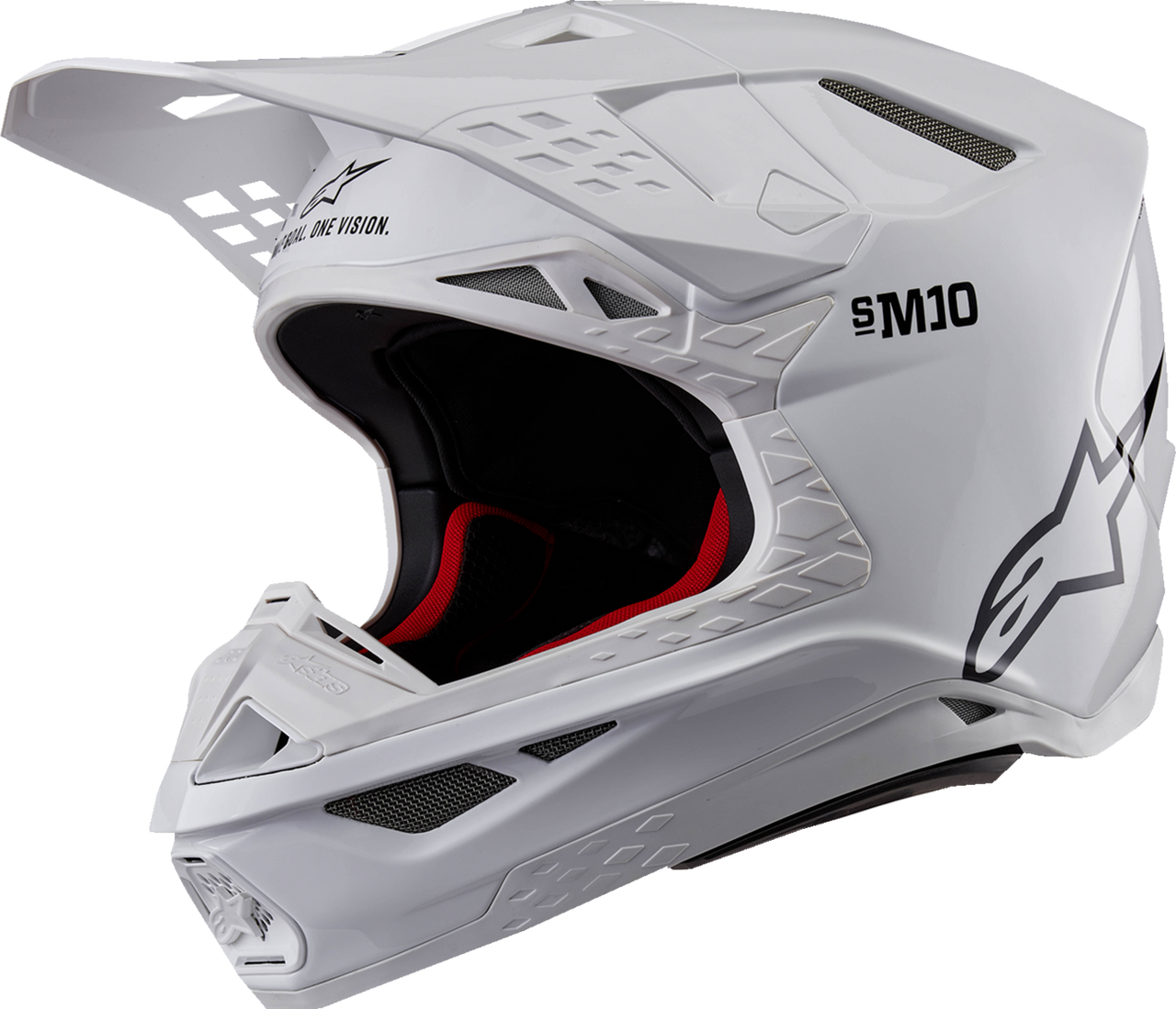 ALPINESTARS Supertech M10 Helmet - Solid - MIPS® - Gloss White - Small 8300323-2180-S