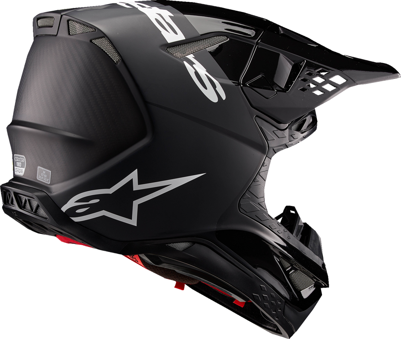 ALPINESTARS Supertech M10 Helmet - Flood - MIPS® - Black/Dark Gray - Large 8301023-1310-L