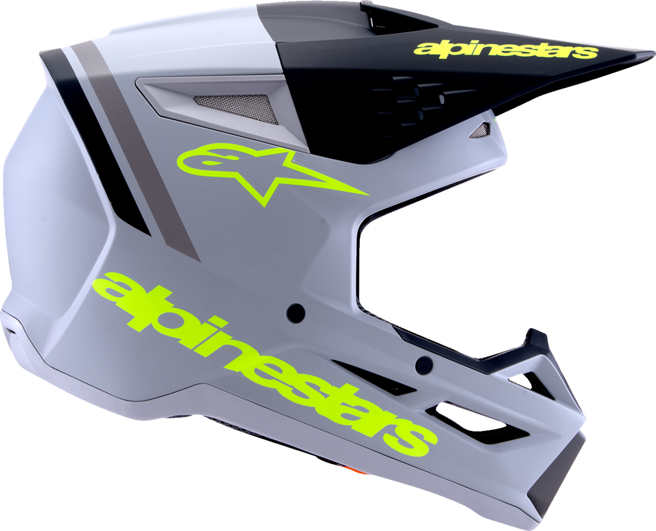 ALPINESTARS SM3 Helmet - Radium - Matte Gray/Black/Yellow Fluo - Large 8300826-9510-L