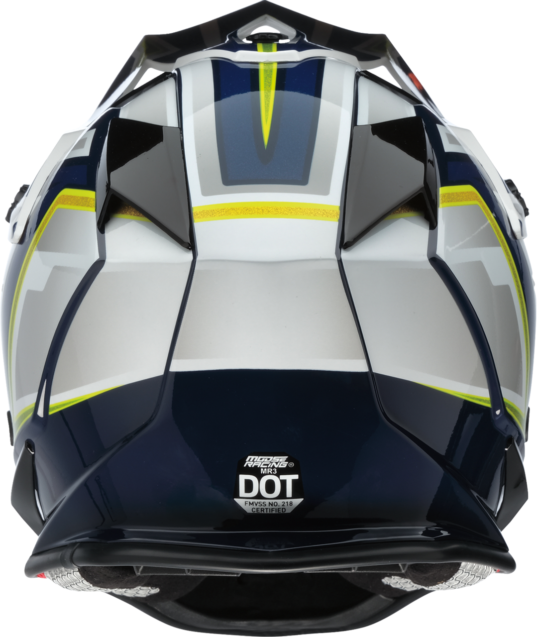 MOOSE OFFROAD MR3 Helmet - F.A.F. - White/Navy/Green - XL 0110-8946