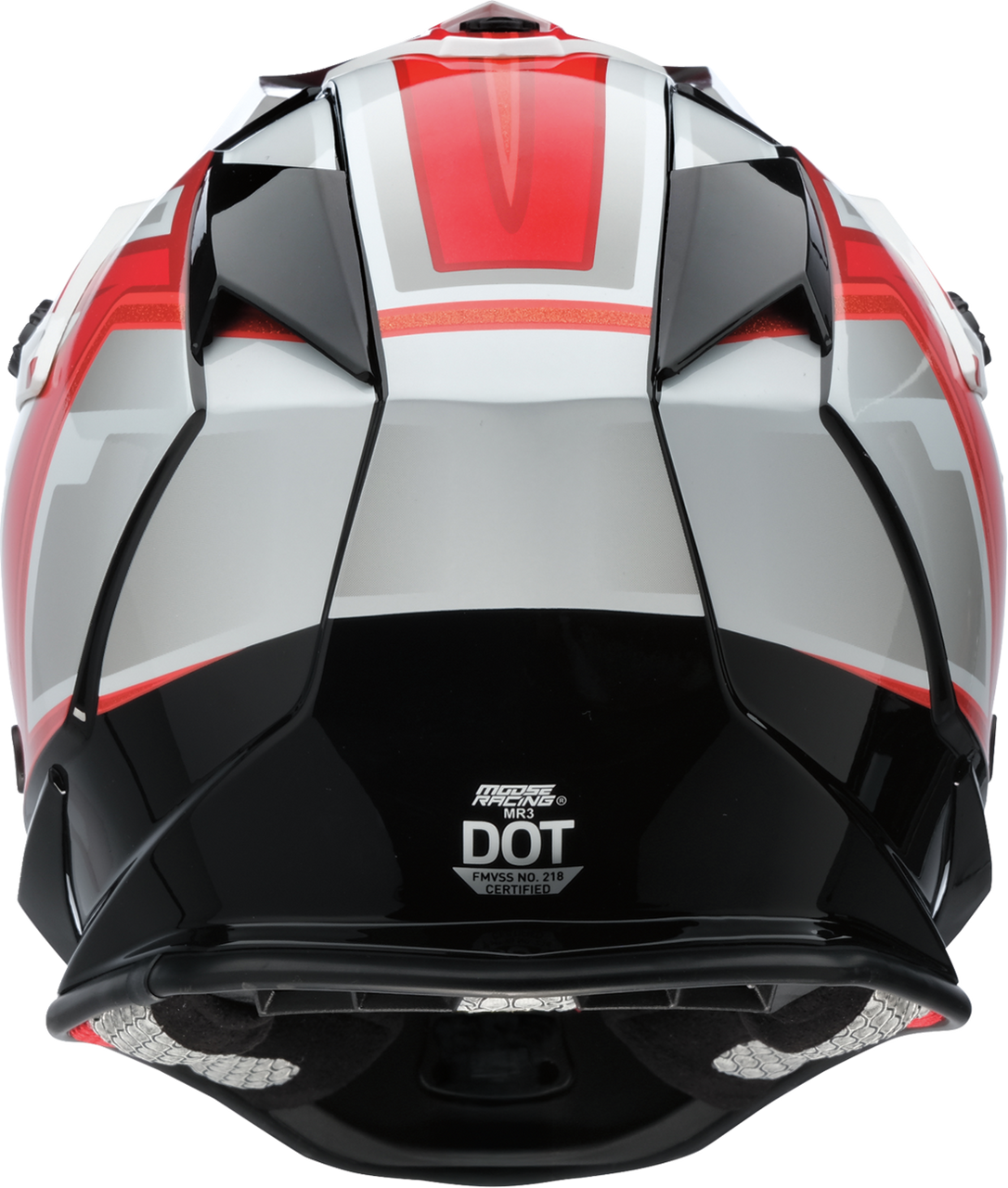 MOOSE OFFROAD MR3 Helmet - F.A.F. - White/Black/Red - 2XL 0110-8937