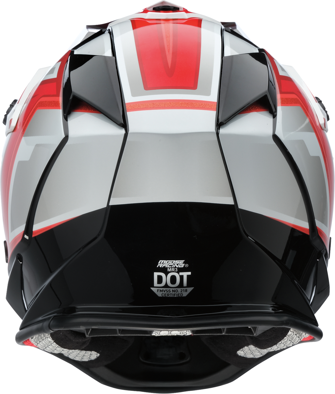 MOOSE OFFROAD MR3 Helmet - F.A.F. - White/Black/Red - Small 0110-8933