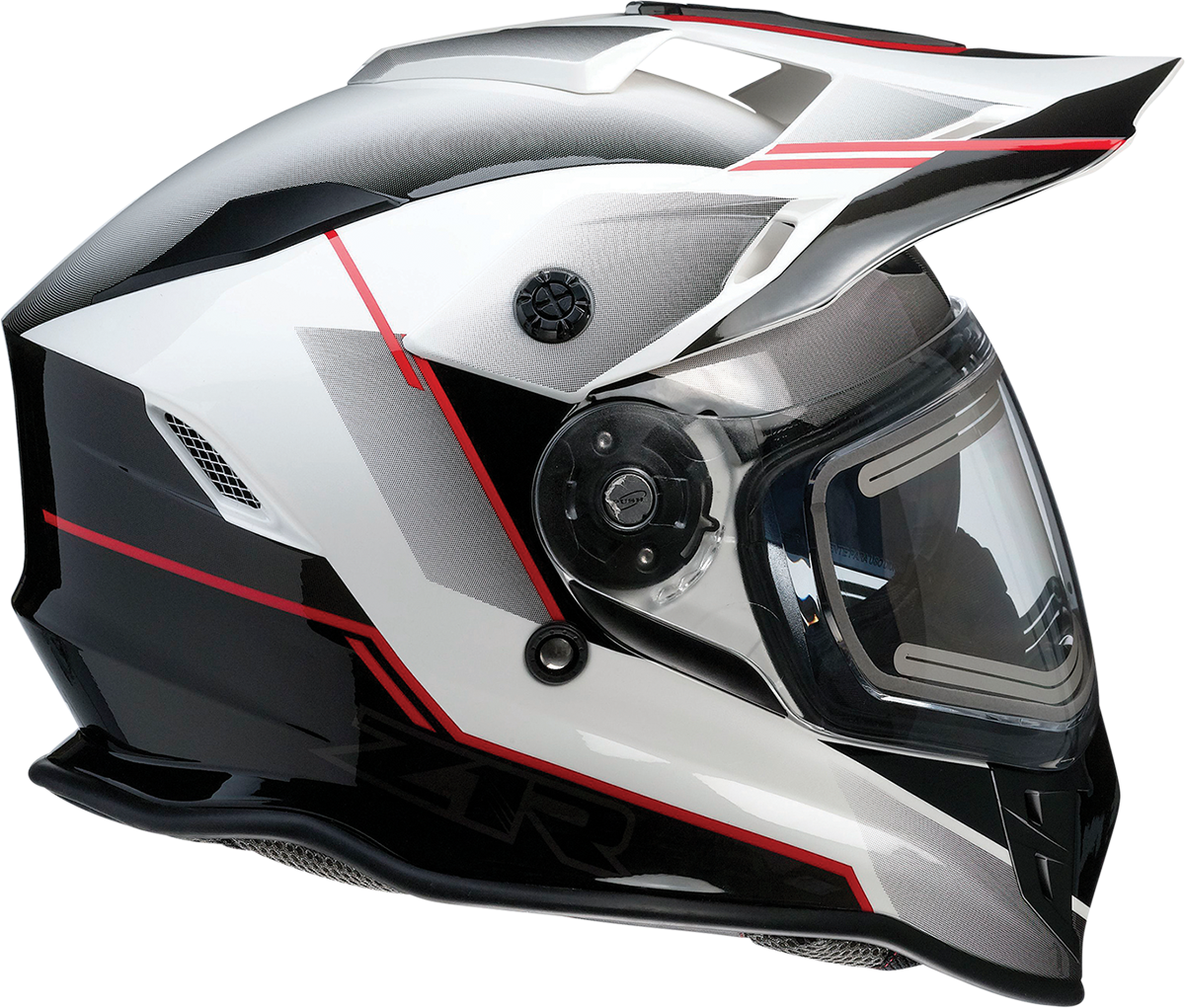 Z1R Range Snow Helmet - Bladestorm - Electric - Dual Pane - Black/Red/White - XS 0101-14053