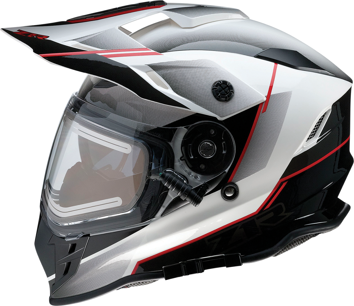Z1R Range Snow Helmet - Bladestorm - Electric - Dual Pane - Black/Red/White - Small 0101-14054