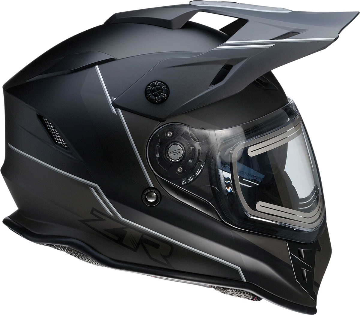 Z1R Range Snow Helmet - Bladestorm - Electric - Dual Pane - Black/White - XS 0101-14047